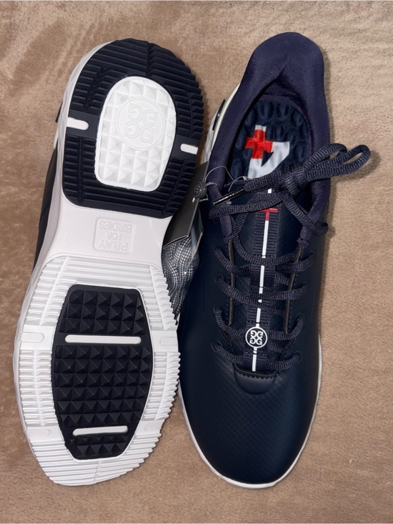 G/FORE Men\'s Navy and White Athletic Golf Shoes main image 4